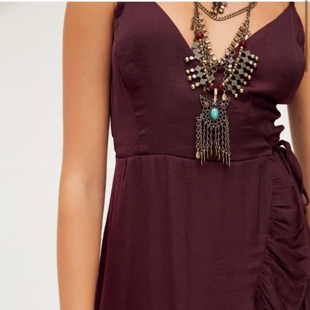 🌙FREE PEOPLE All My Love Shine Wrap Slip🌙 - Picture 3 of 4